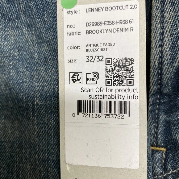 G-Star Men’s “Lenny” Bootcut Denim Jeans – Faded Blue - Picture 14 of 14